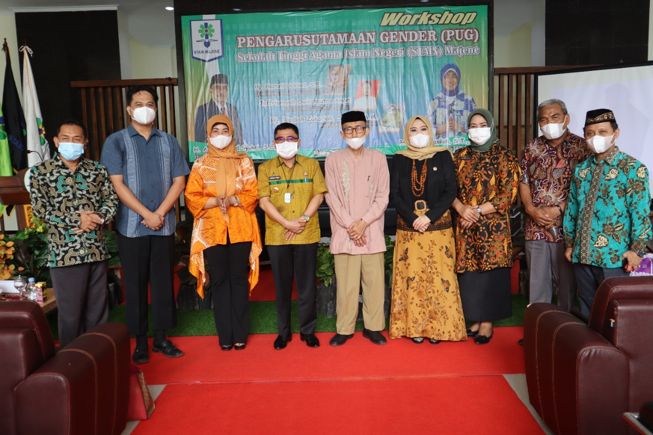 MENGHARAP KONSEP DASAR GENDER DIPAHAMI OLEH SELURUH STAKEHOLDER, STAIN MAJENE MENGGELAR WORKSHOP PEN