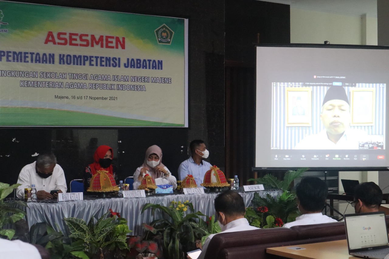 STAIN MAJENE SELENGGARAKAN ASESMEN PEMETAAN KOMPETENSI JABATAN 