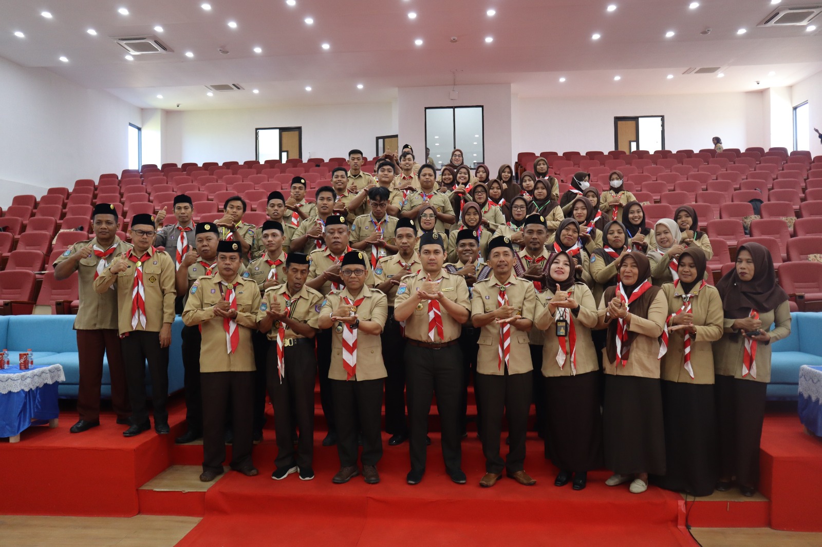 GUDEP STAIN MAJENE GANDENG KWARCAB MAJENE LAKSANAKAN KURSUS MAHIR DASAR PEMBINA PRAMUKA