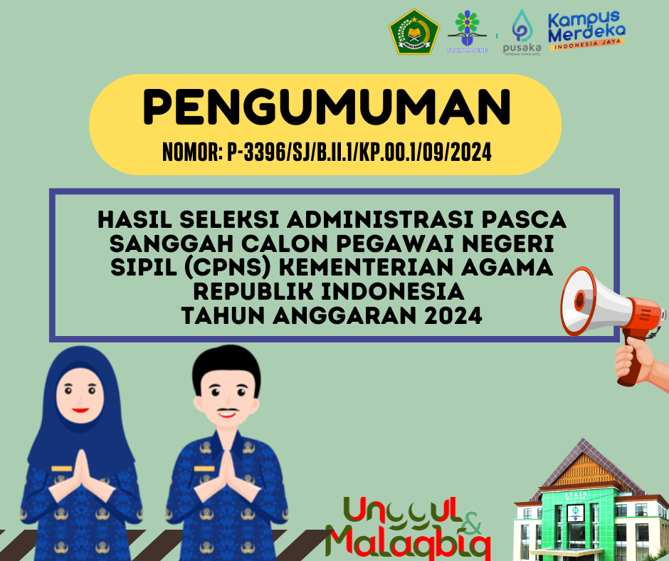 HASIL SELEKSI ADMINISTRASI PASCA SANGGAH CPNS KEMENAG RI TA.2024