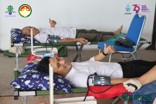 HARI AMAL BHAKTI KE-79 DWP STAIN MAJENE GELAR DONOR DARAH